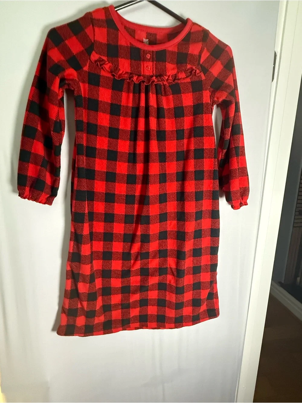 Carter's Red and Black Buffalo Plaid Night Gown